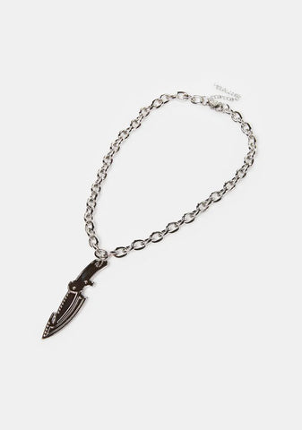 Razor's Edge Knife Necklace