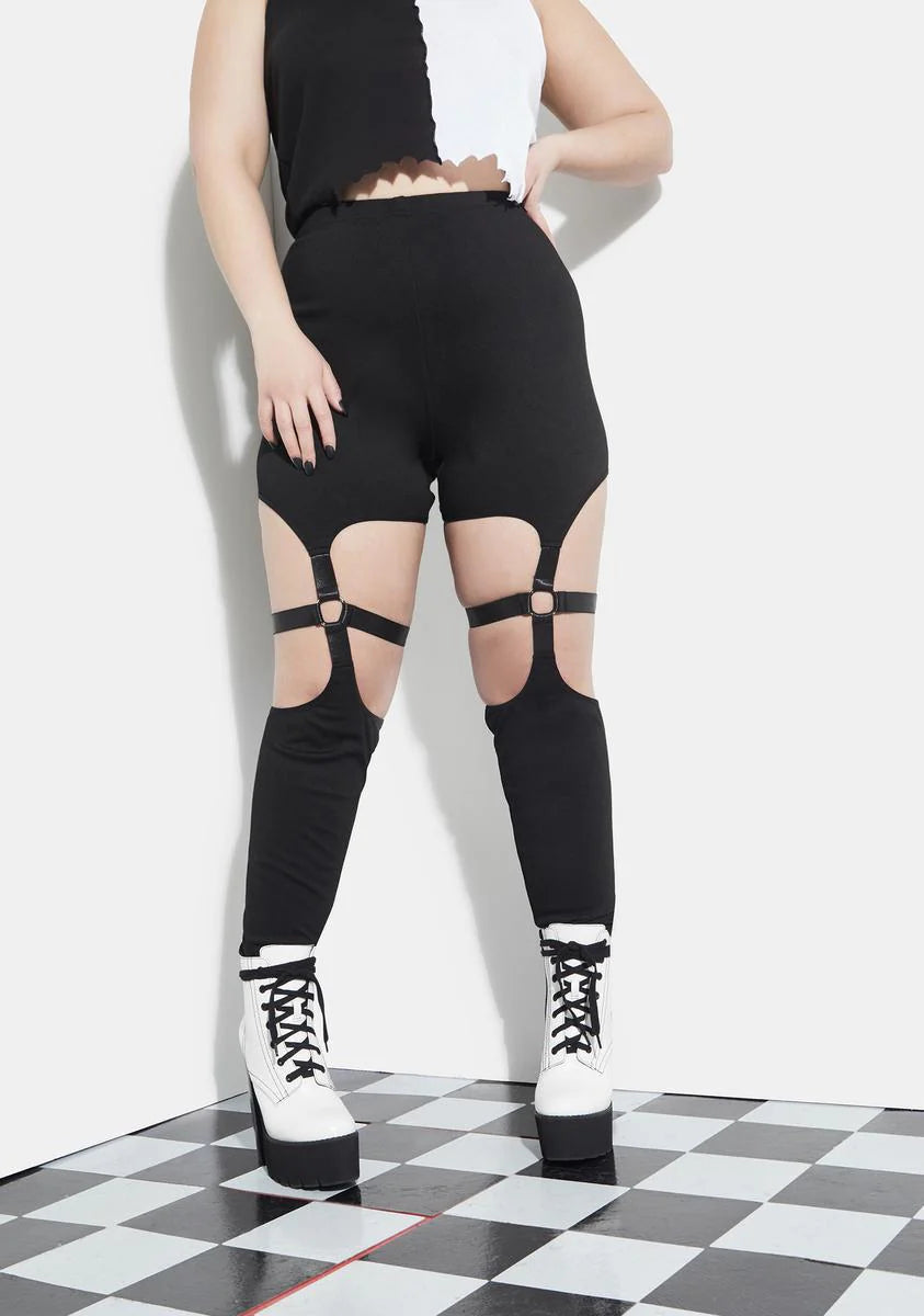 Plus Bitter End Bondage Leggings