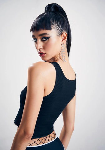 Risque Ratings Graphic Crop Tank