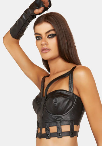 Onyx Playing With Fire Corset Top