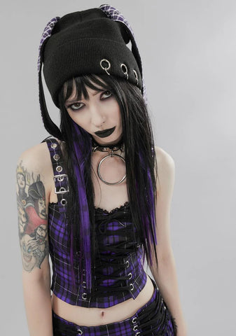 Unhoppy Again Bunny Beanie