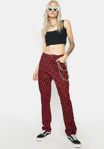 Lost In Love Checkered Pants