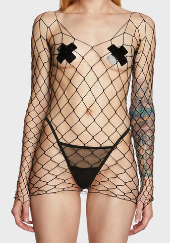 Slipstream Fishnet Set
