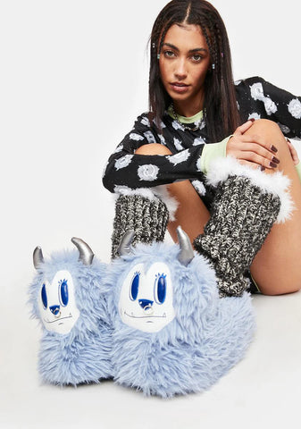 Abominally Cute Yeti Slippers