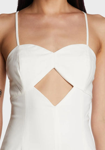 Unreal Romance Mini Dress - Off White