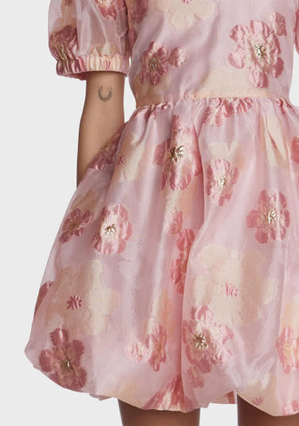 Isabella Jacquard Mini Dress