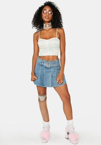 Secret Bloom Lace Bustier