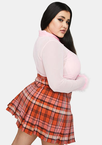 Real Everlasting Love Plaid Skirt