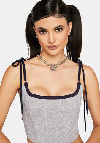 Here To Stay Corset Top