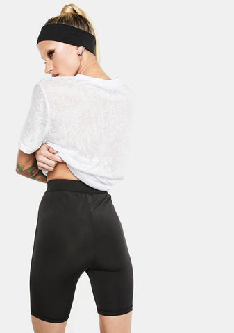 Body Talk High Waist Biker Shorts