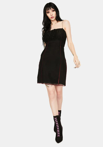 Craft Mesh Mini Dress