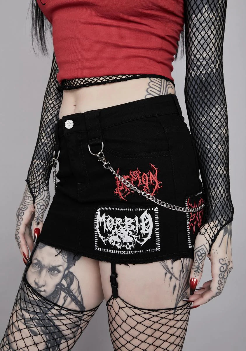 Noise Annoys Mini Skirt