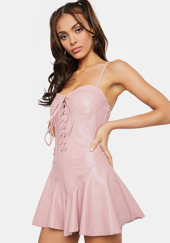 Blush Maximized Pleasure Mini Dress