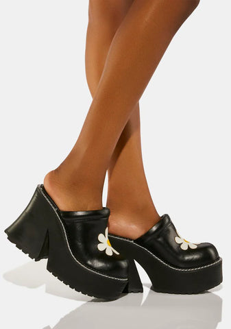 Wicked So Called Scheme Floral Clogs