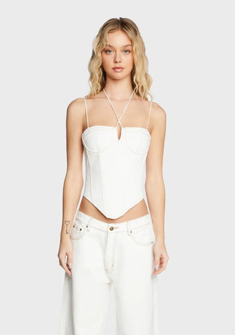 Pearl Del Gato Corset Top
