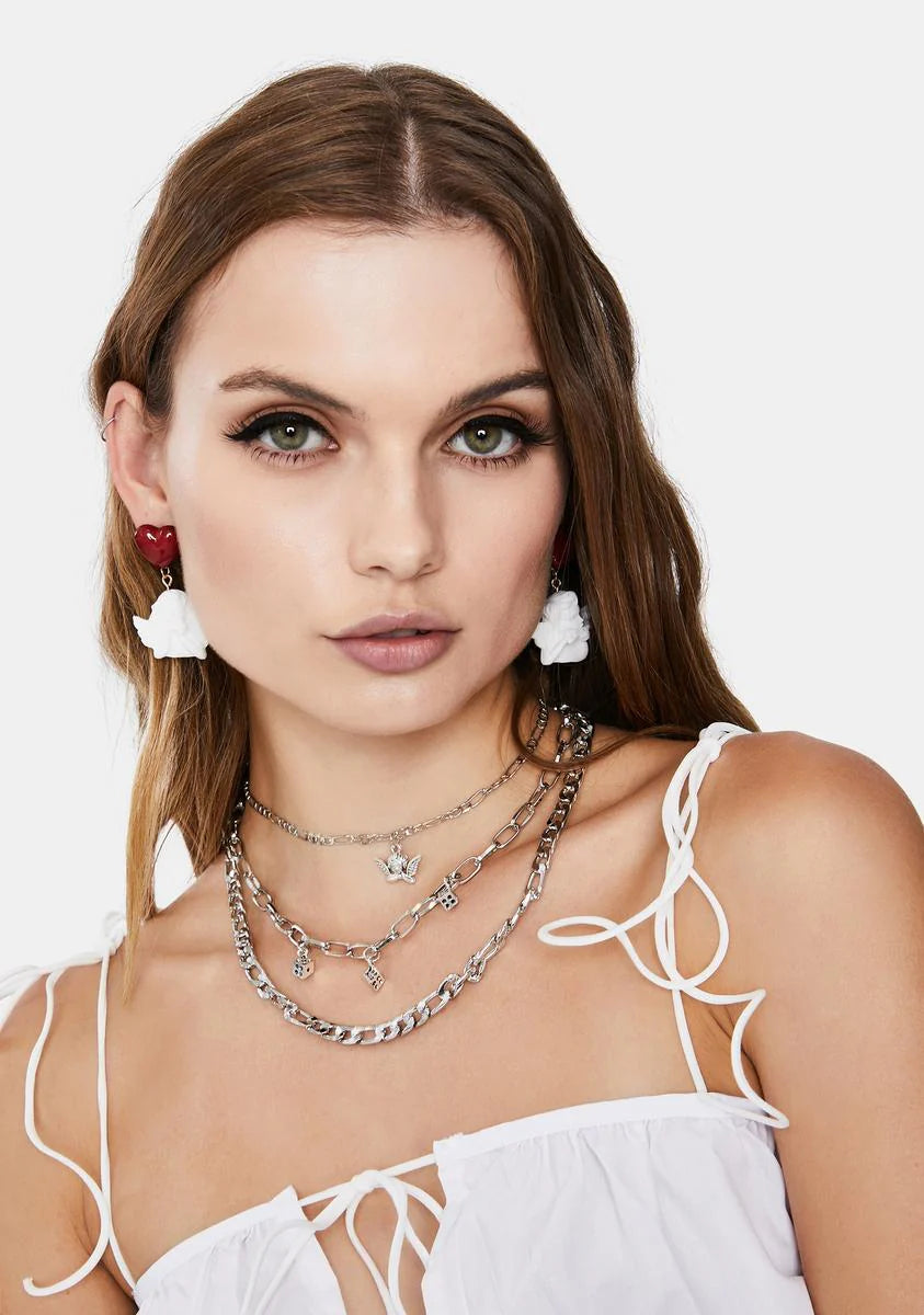 Hidden Luck Charm Necklace Set