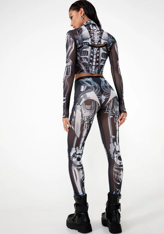 Exx Machina Sheer Leggings