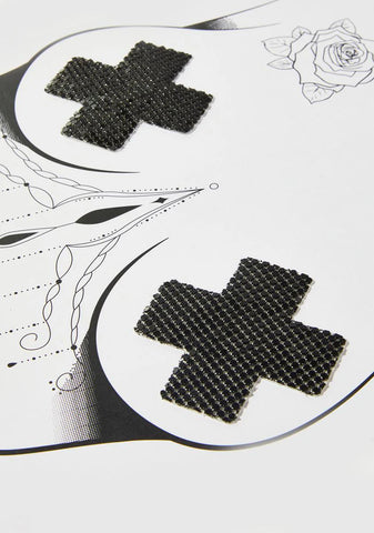 Black Venom Chainmail X Pasties