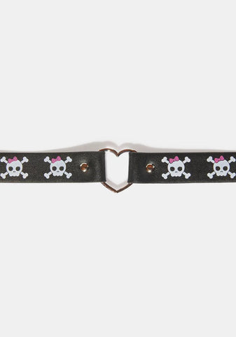 Coming For Me Skull Choker