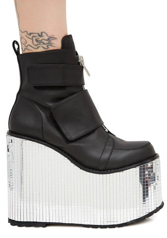 Diabolical Disco Platform Wedges