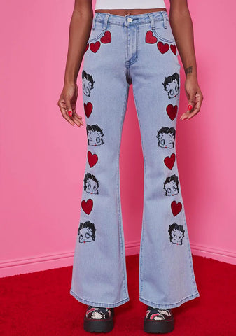 Bling Bling Boop Flare Jeans