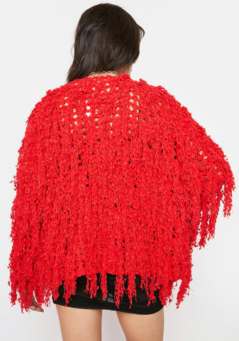 Burn Acknowledge It Crochet Cardigan