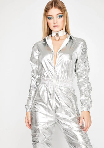 High Gravity Metallic Jumpsuit