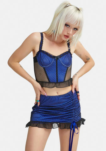 Instant Destiny Mesh Bustier Top