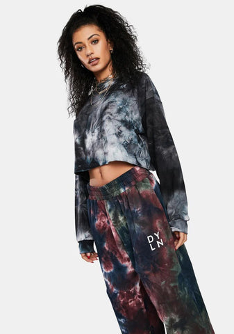 Night Ultimate Crush Tie Dye Crewneck Sweatshirt