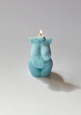 Baby Blue Queen Body Candle