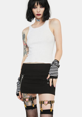 Dark Double The Passion Spiked Leg Garters