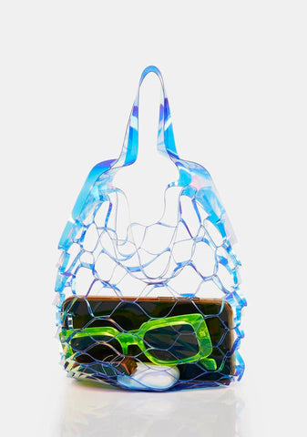 Crystal On The Go Net Tote Bag