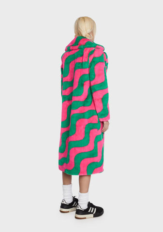 Wave Kai Faux Fur Coat