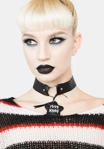 Merry Un-Xxxmas Star Choker