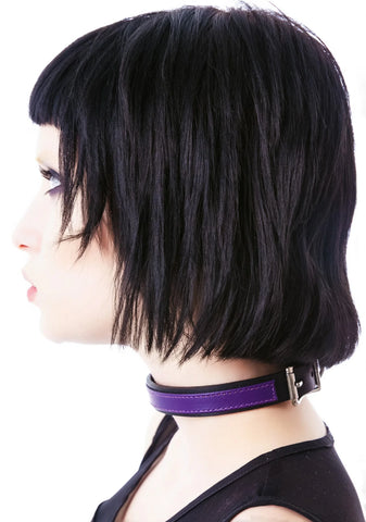 Strap Tease Leather Choker