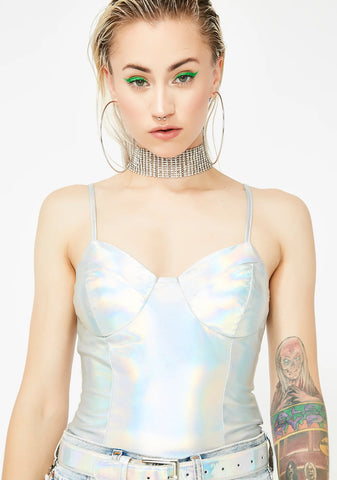 Cosmic Tease Hologram Bustier
