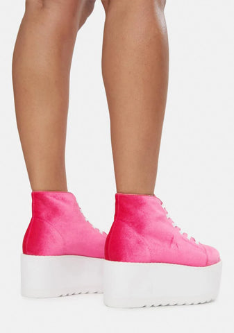 Light Pink Barletta Platform Sneaker
