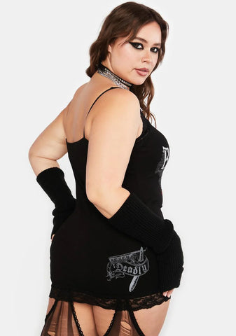 Plus Be Still My Heart Cami Mini Dress