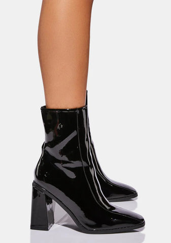 Nami Square Toe Ankle Boots