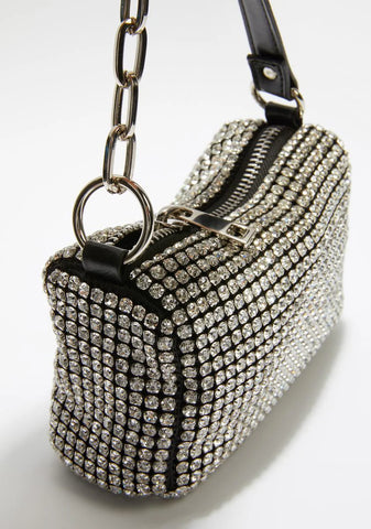 Can't Afford Me Rhinestone Handbag