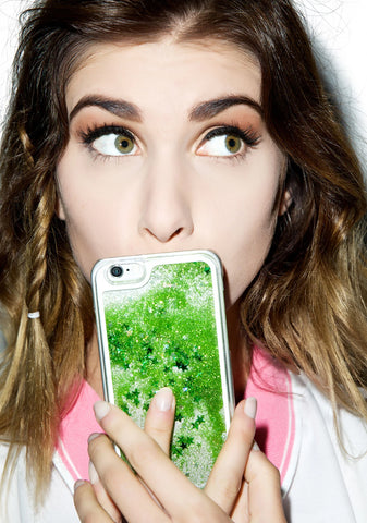 Shooting Star Glitterfalls iPhone Case