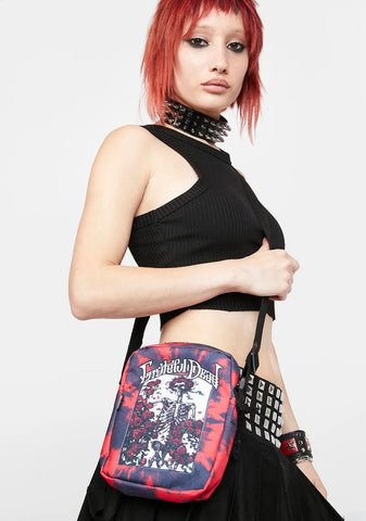 Grateful Dead Bertha Skeleton Crossbody Bag
