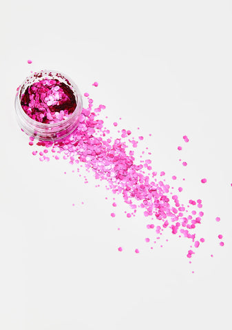Dark Rose Bio Chunky Glitter
