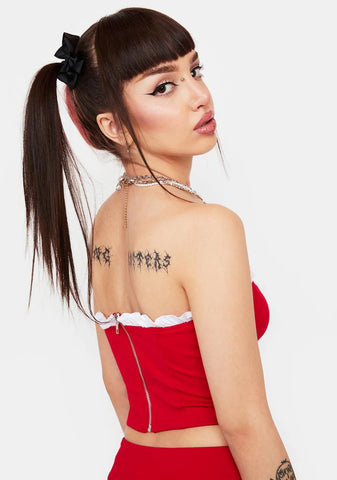 Fiery High Maintenance Corset Top