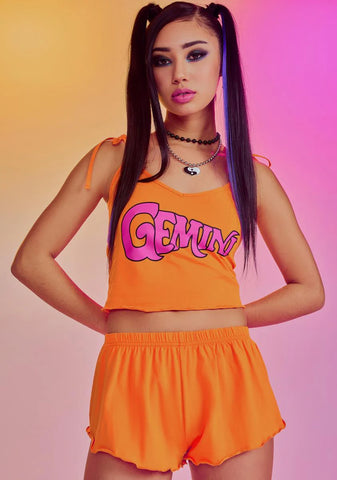 Twisted Emotions Rib PJ Shorts