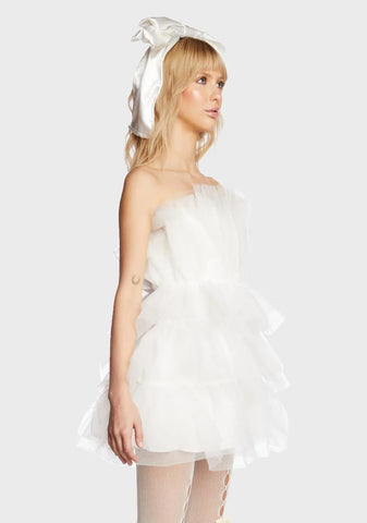 Angel Posing For Fans Mini Dress