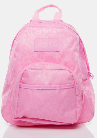 Leopard Embossed Half Pint Mini Backpack