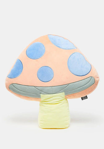 Trippy Vibes Mushroom Pillow