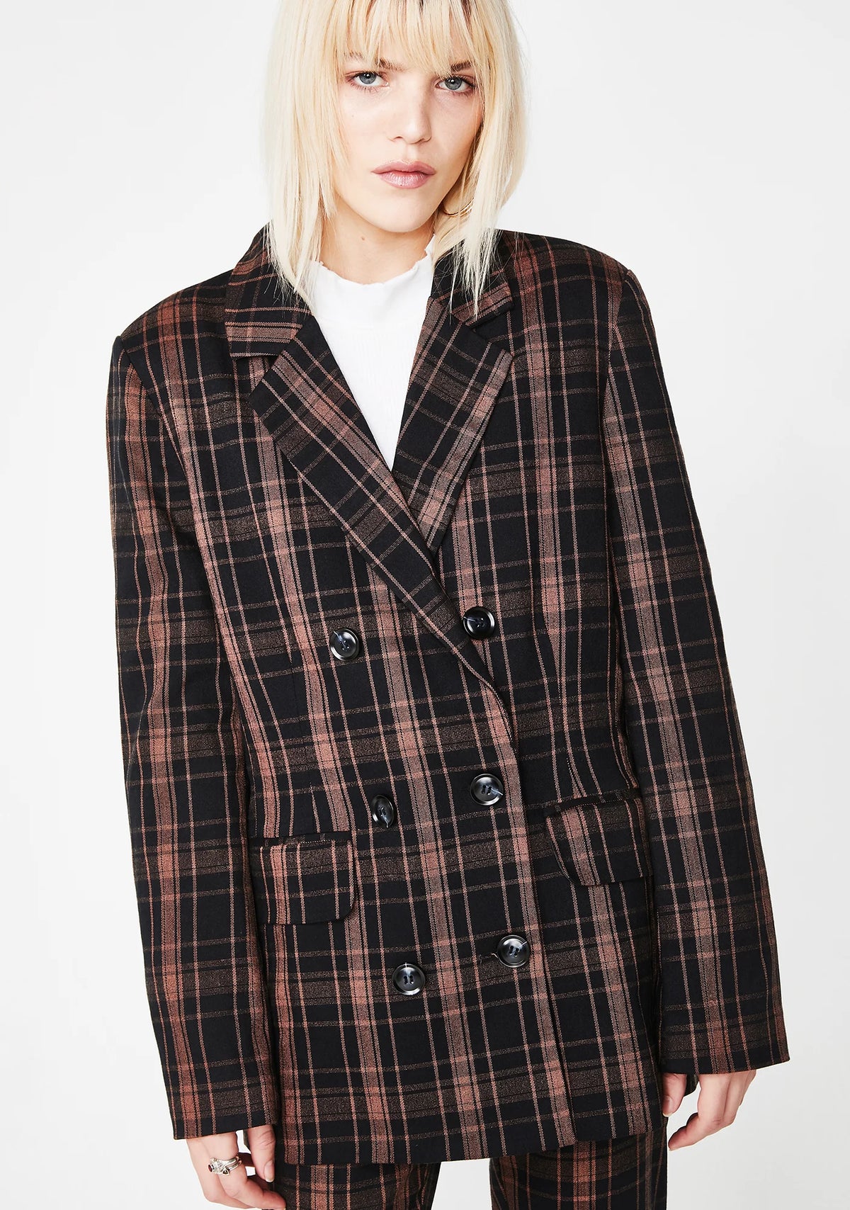 Half Bad Plaid Blazer
