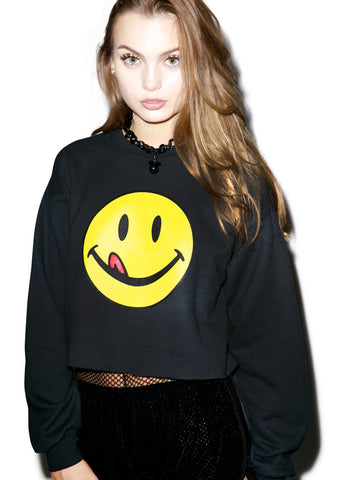 Lickity Split Crop Sweatshirt
